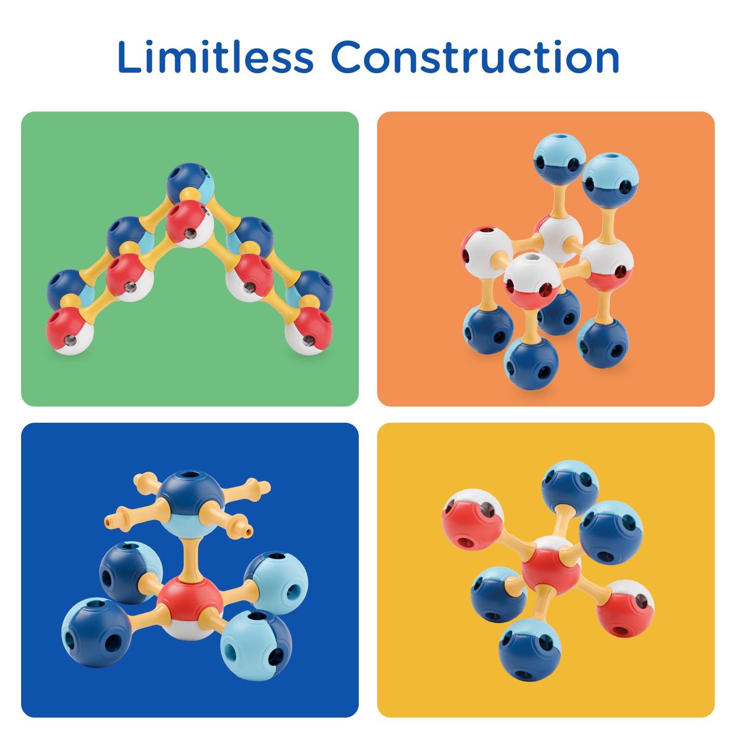 KUB Planet Magnetic Building Blocks for Kids, STEM Educational Toys for Boys and Girls Ages 3+, Space Planet Set (20 Pieces) - Primary Universe Lite