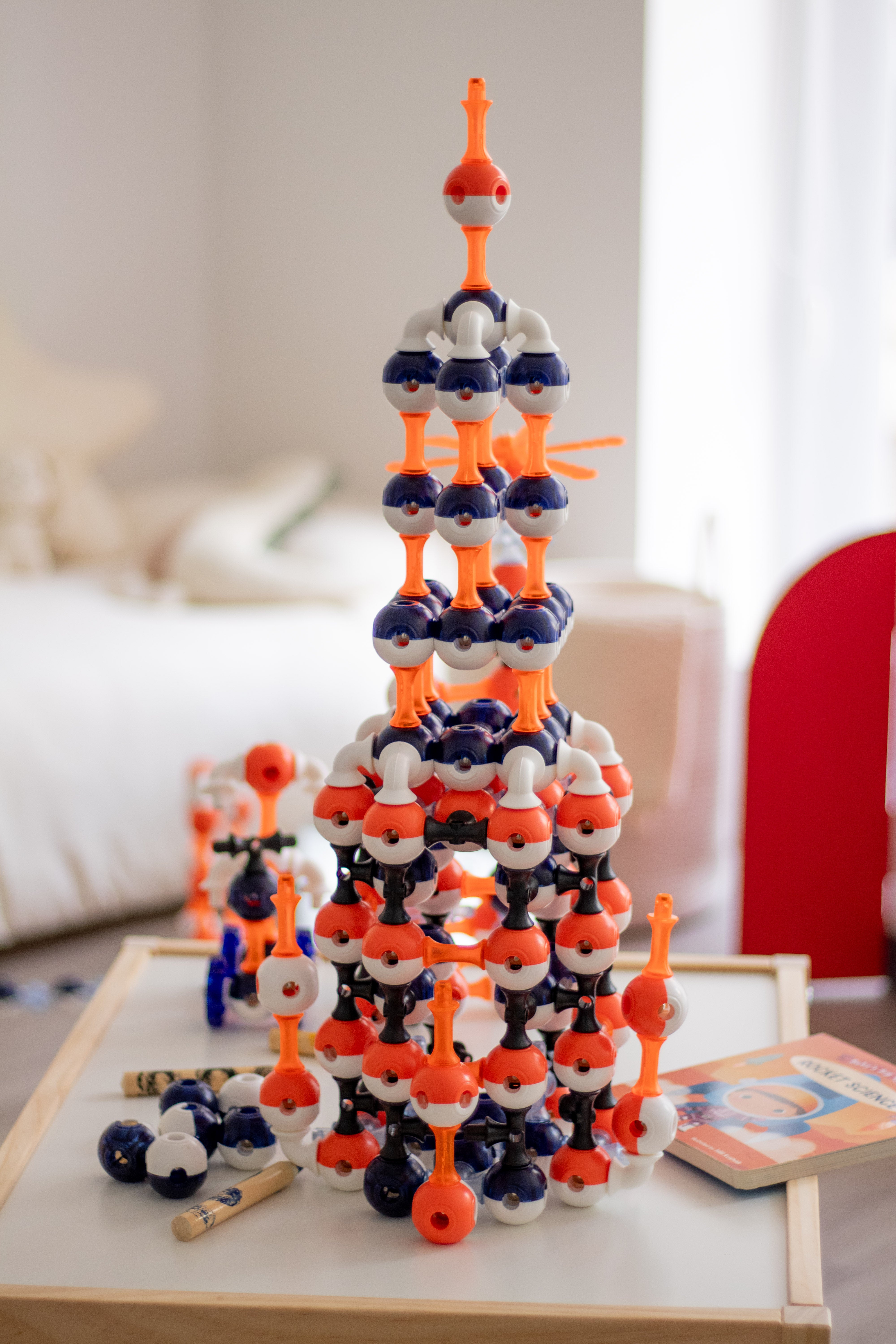 KUB Planet Magnetic Building Blocks for Kids, STEM Educational Toys for Boys and Girls Ages 3+, Demo Set (66 Pieces) - D001